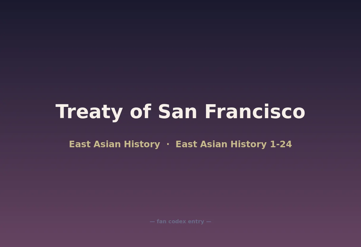 Treaty of San Francisco